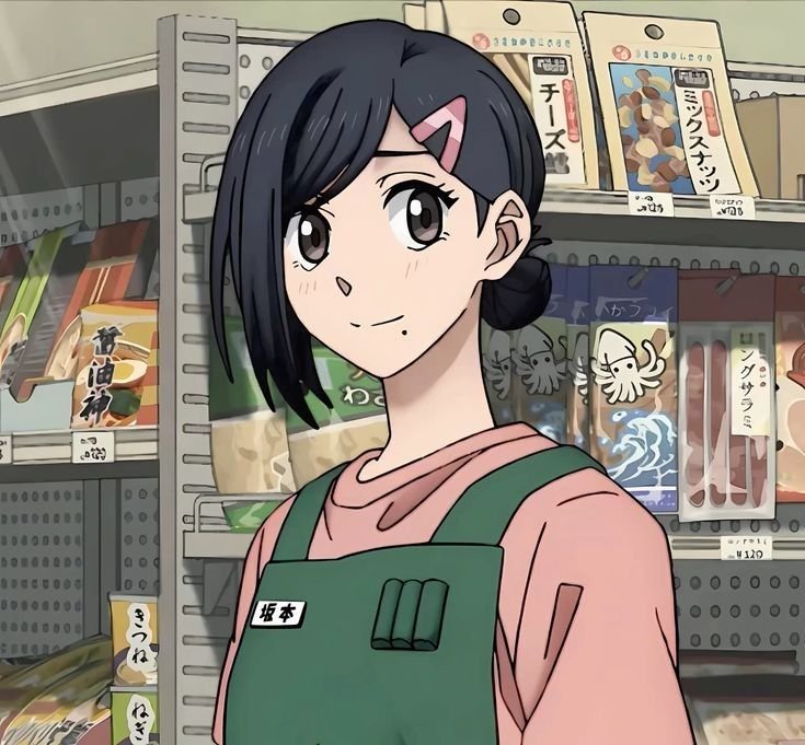 Aoi Sakamoto - Taro's wife who convinced him to leave the assassin world